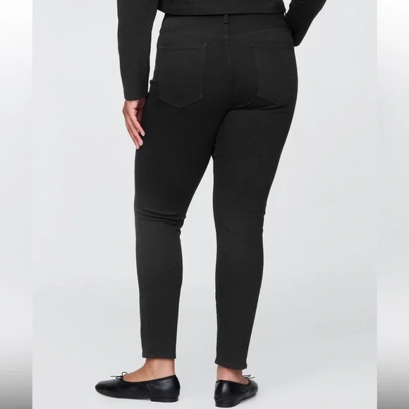 Gap - Absolute Black High Rise True Skinny Women’s Jeans - Picture 2 of 5